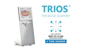 The 3Shape TRIOS Digital Impression Scanner with Cart and Pod